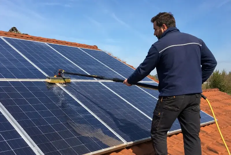 Nettoyage et entretien de panneaux solaires à Luxey